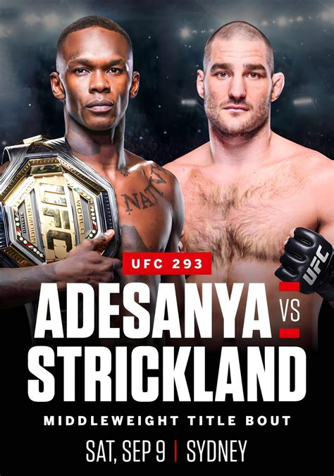 Sean Strickland vs. Israel Adesanya official UFC 293 scorecard.